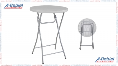 Stół koktajlowy okrągły, stół cateringowy, barowy - wypożyczalnia Olsztyn, Ostrołęka